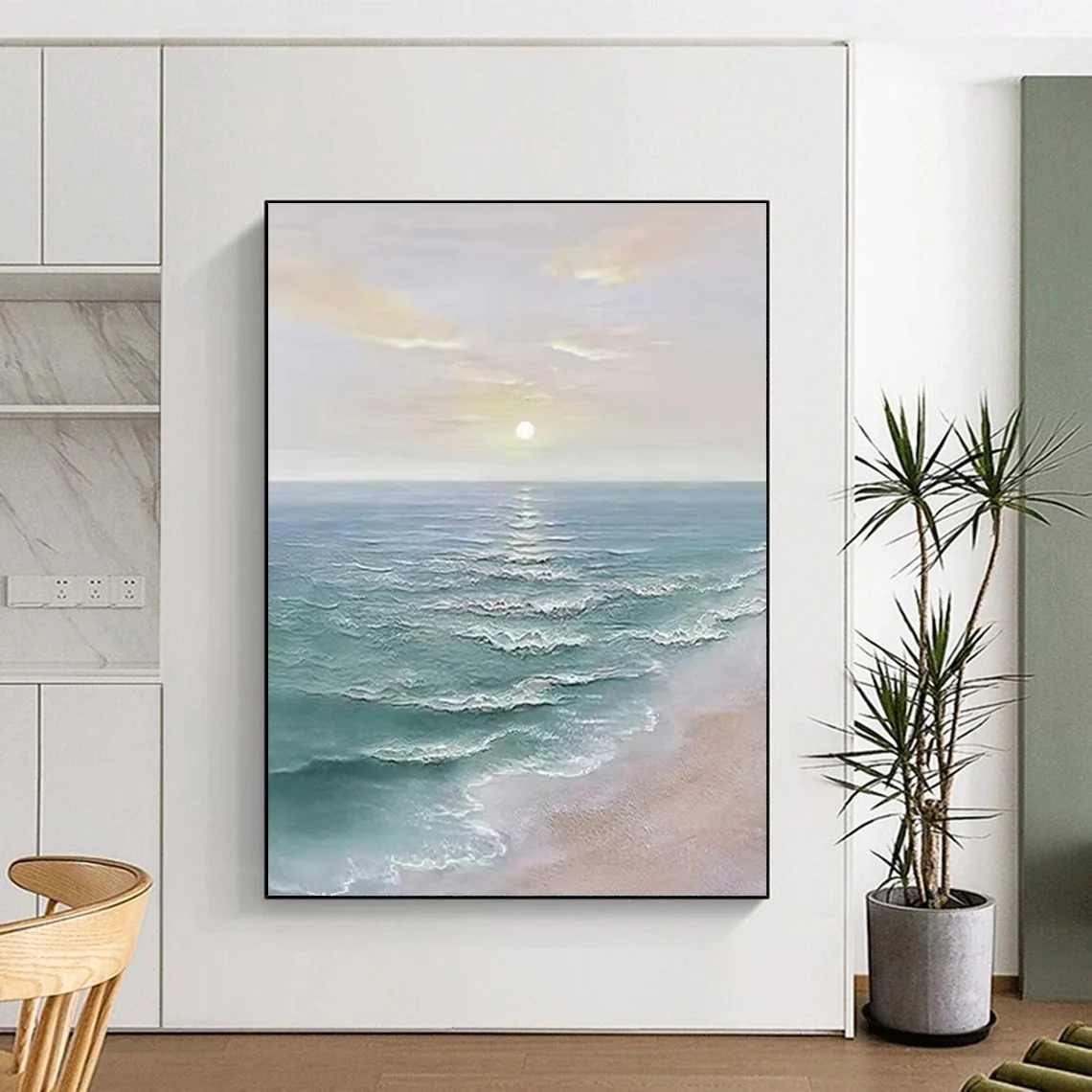 Sellers Pink Morning - large diy art for modern home